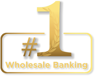 #1 in Wholesale Banking